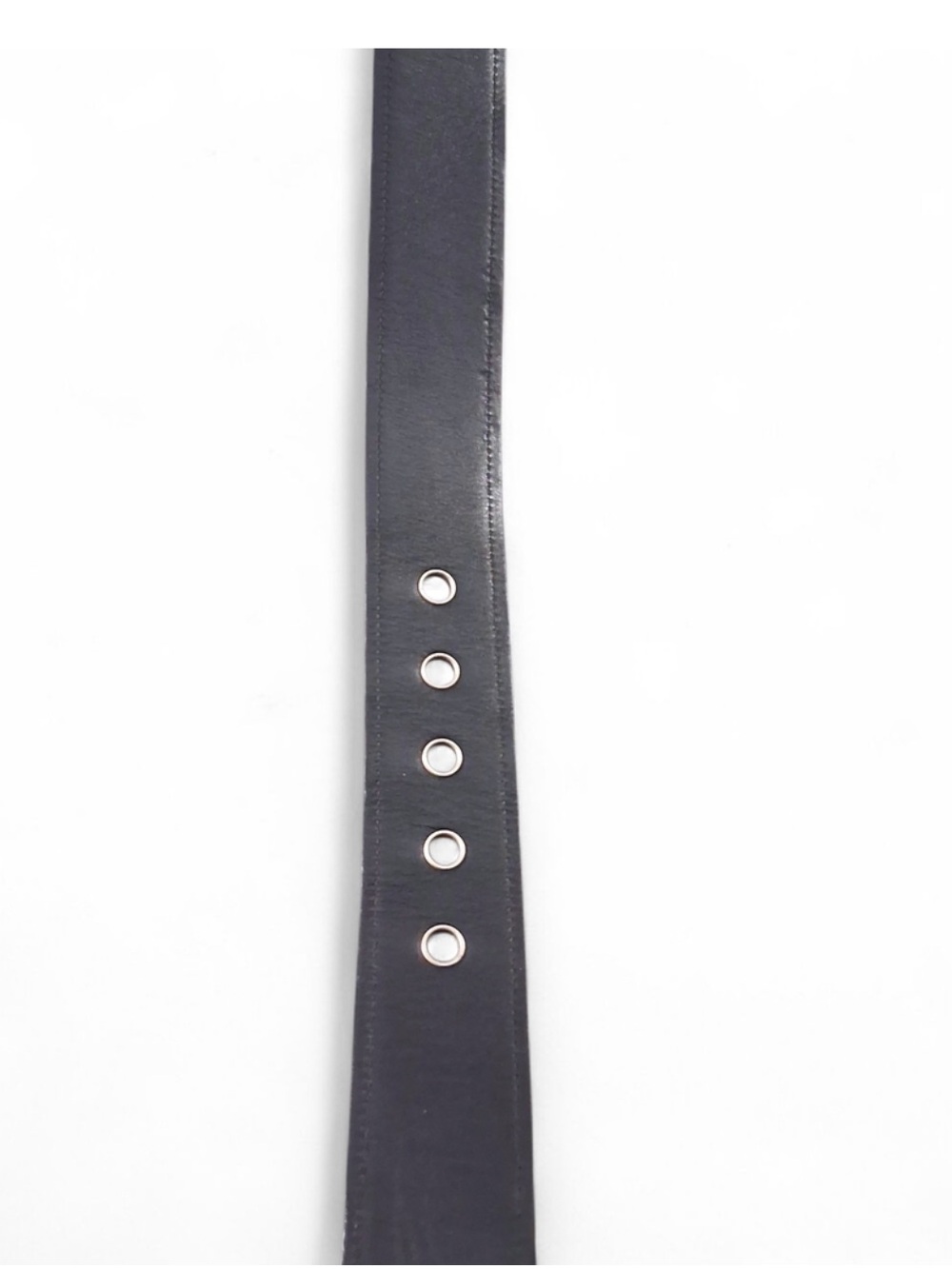 Coach Black & Gray Signature Monogram Belt with Silver Hardware Sz M - Picture 7 of 15